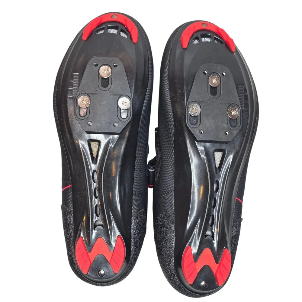 Gavin Cycling Shoes Black/Red Men's 8.5 / Women's 10 US  SPD/LOOK Compat